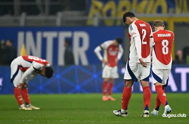 阿森纳不敌国际米兰,双线连败,总监辞职